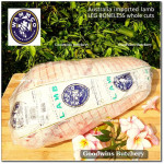 Lamb LEG BONELESS frozen whole cuts +/- 3 kg/pc (price/kg) brand Australia MIDFIELD